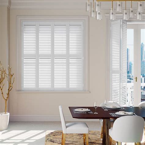 San Jose Brilliant White Shutter Blinds (With images) | White shutter ...