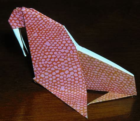 Walrus Printable Origami Instructions