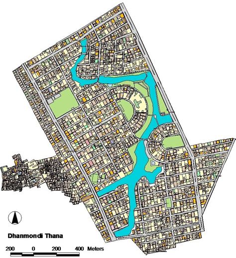 Map of Dhanmondi Thana Area | Download Scientific Diagram