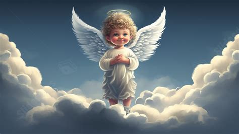 Heaven Angel Realistic Powerpoint Background For Free Download - Slidesdocs