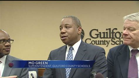 Guilford schools Superintendent Mo Green resigning