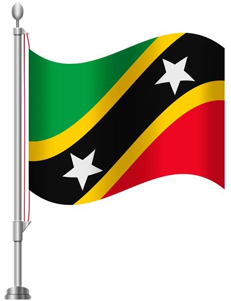 St Kitts And Nevis Flag PNG Clip Art