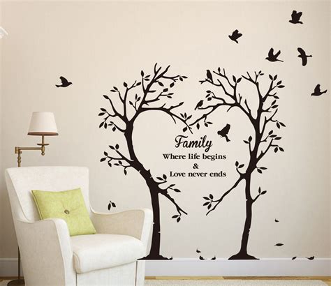 Family Tree Wall Stencil