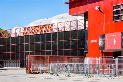 Entrance and Ticket Office of Le Zenith Concert Hall in Paris, France ...