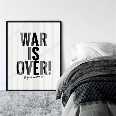 Poster - War is over | wall-art.de