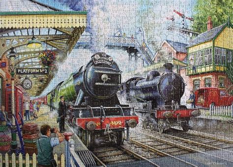 STEAM TRAINS AND JIGSAW PUZZLES: House of Puzzles