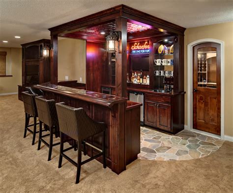 These 15 Basement Bar Ideas Are Perfect For the "Man Cave"