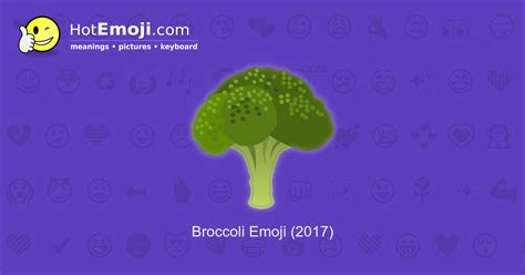 🥦 Broccoli Emoji Meaning with Pictures: from A to Z