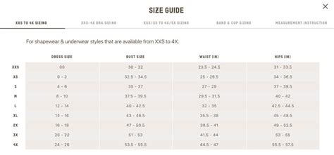 Skims Bra Size Chart