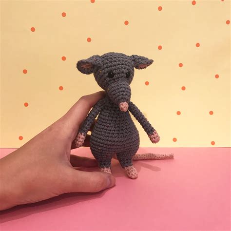 Crochet rat PATTERN amigurumi Crochet toy | Etsy