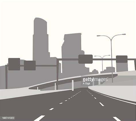 Highway Exit Sign Vector High Res Illustrations - Getty Images