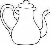 Teapot Coloring Pages sketch template