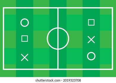 Football Field Design Vector Illustration Stock Vector (Royalty Free ...