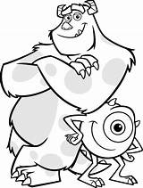 Printable Monster Inc Coloring Pages At Page sketch template