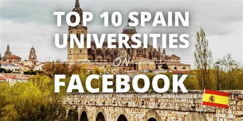 Top 10 Universities in Spain on Facebook (Infographic)