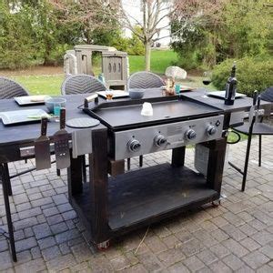 Other - Custom Built Outdoor Hibachi Table w/36" Griddle | Hibachi table, Magnetic knife holder ...