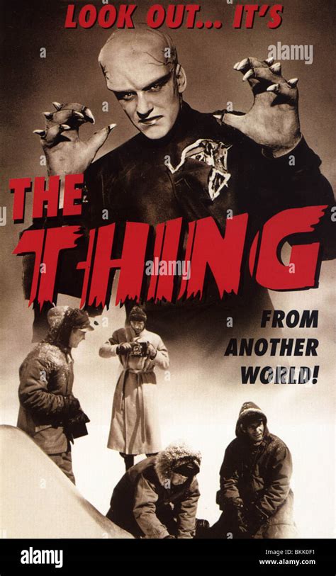 THE THING -1951 POSTER Stock Photo - Alamy