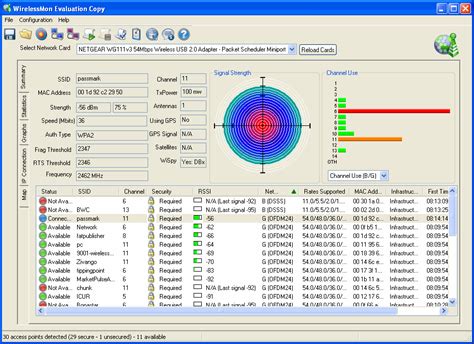 Wi-Fi Monitoring Software - WirelessMon