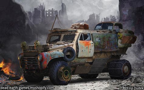 post apocalyptic vehicle by 5ofnovember on DeviantArt