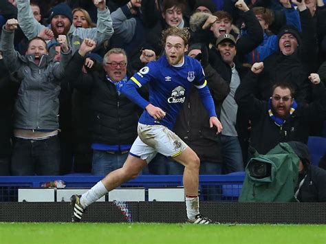 Tom Davies won't forget his first Everton goal - despite not remembering other parts of the ...