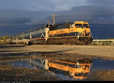 ARR 4327 Alaska Railroad EMD SD70MAC at Anchorage, Alaska by Steven Mckay | Alaska railroad ...