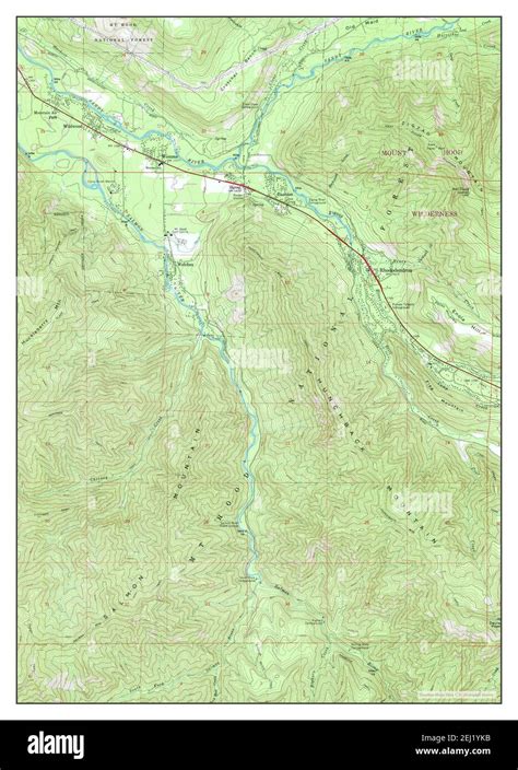 Rhododendron, Oregon, map 1962, 1:24000, United States of America by Timeless Maps, data U.S ...