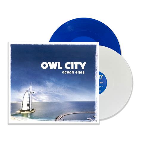 Owl City: Ocean Eyes Vinyl (Opaque White & Translucent Blue)