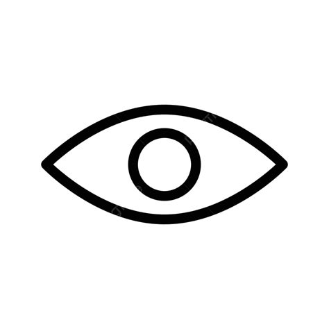 Visible Eye Pictogram See Vector, Eye, Pictogram, See PNG and Vector with Transparent Background ...