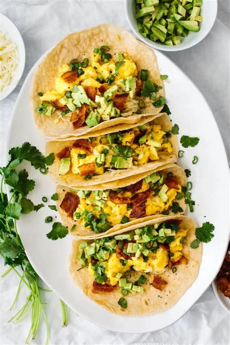 Easy Breakfast Tacos - Downshiftology