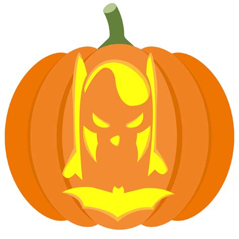 Batman Face Pumpkin Stencil | Free Printable Papercraft Templates