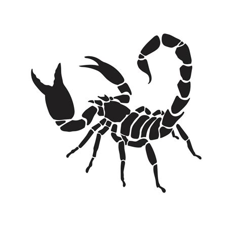 scorpion vector silhouette 5174075 Vector Art at Vecteezy