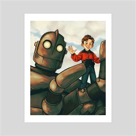 The Iron Giant, an art print by Lauren Illustrated - INPRNT