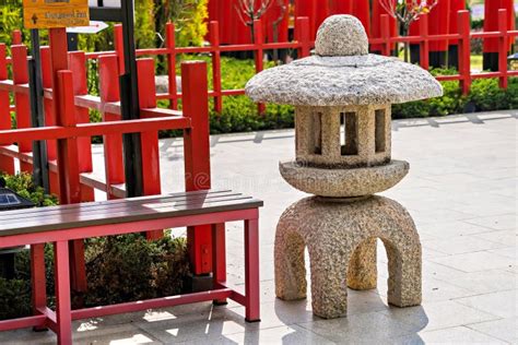 Stone Lantern in Traditional Japanese Stock Image - Image of trunk, sacred: 270723393