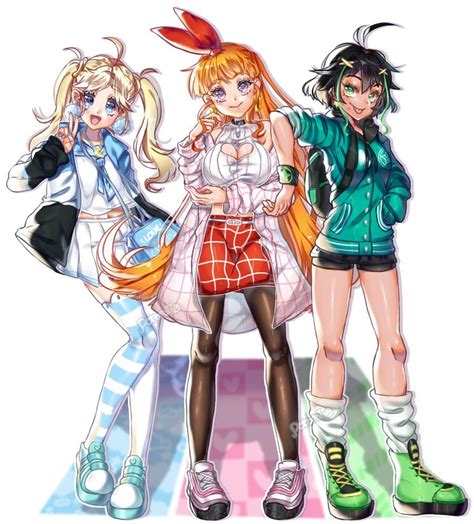 Teen powerpuff girls! by pommiie Powerpuff Girls Cartoon, Cartoon As Anime, Super Nana, Super ...