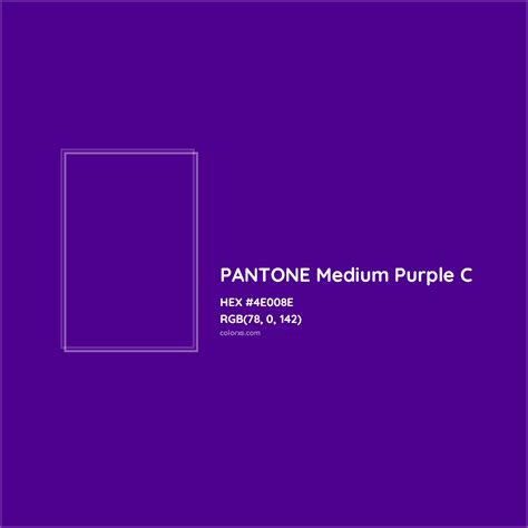 PANTONE Medium Purple C Complementary or Opposite Color Name and Code (#4E008E) - colorxs.com