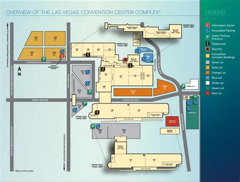 Las Vegas convention center map - Map of Las Vegas convention center (United States of America)