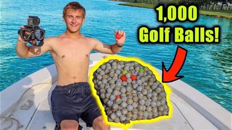 Scuba Diving For THOUSANDS Of Lost Golf Balls (Quick Cash) - YouTube