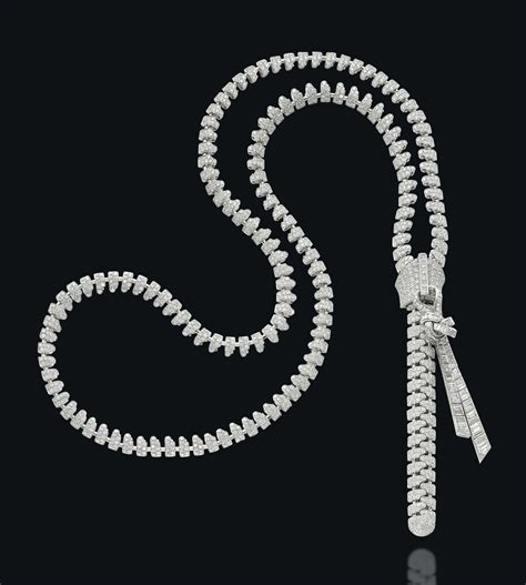 A DIAMOND 'ZIP' NECKLACE, BY VAN CLEEF & ARPELS | Christie's