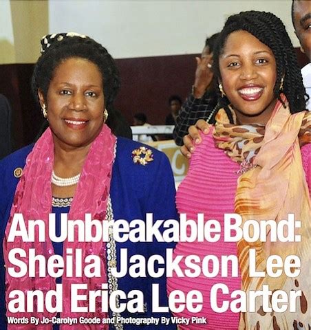 An Unbreakable Bond: Sheila Jackson Lee and Erica Lee Carter | Houston ...