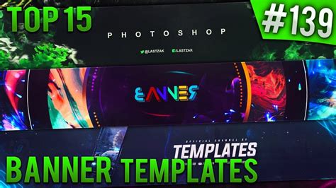 TOP 15 Photoshop banner templates #139 (Free download) - YouTube