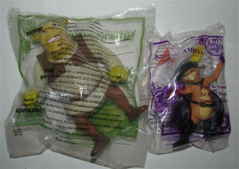 Shrek The Third McDonalds Happy Meal Toys DreamWorks 2007 Set of 9 New ...