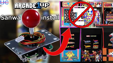 No Drilling! How to Install Sanwa Joystick in ANY Arcade1up: Step by Step Instructions and Easy ...