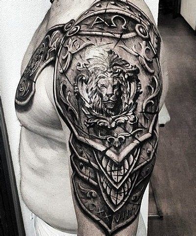 knight shoulder armor tattoo | EntertainmentMesh