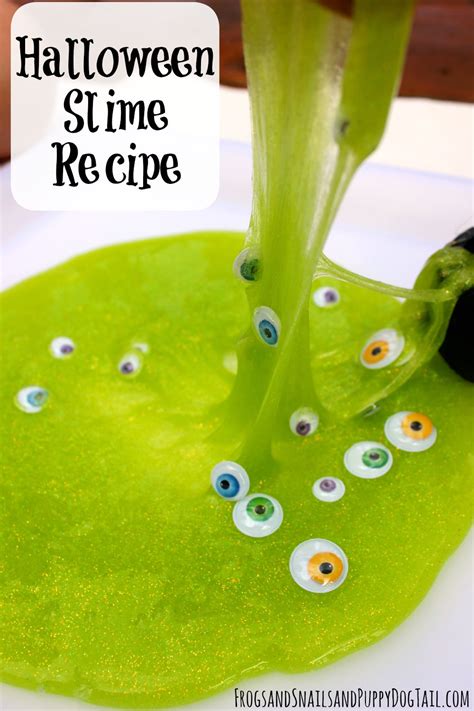 Halloween Slime Recipe - FSPDT