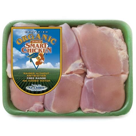 Smart Chicken Organic Boneless Skinless Chicken Thighs, 1 lb - Kroger