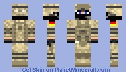 Deutscher Soldat Minecraft Skin