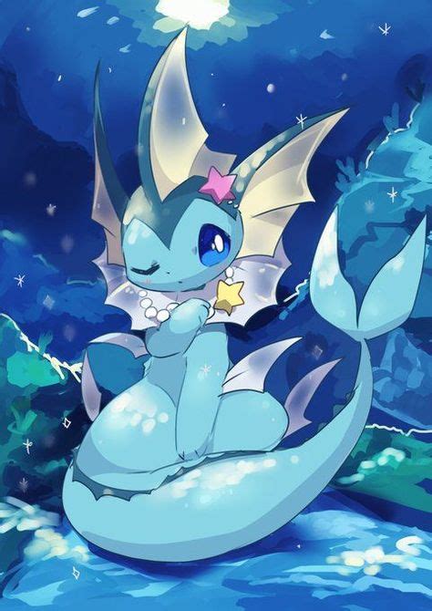 Pokémon Eevee : Illustration Description Extremely Cute Vaporeon ...