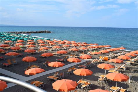 Cecina, Italy - August 17, 2020: Panoramic View of Marina Di Cecina and ...