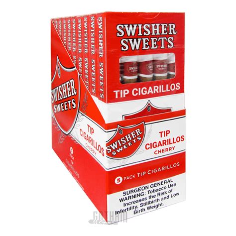 Swisher Sweets Tip Cigarillos Cherry Pack | Gotham Cigars