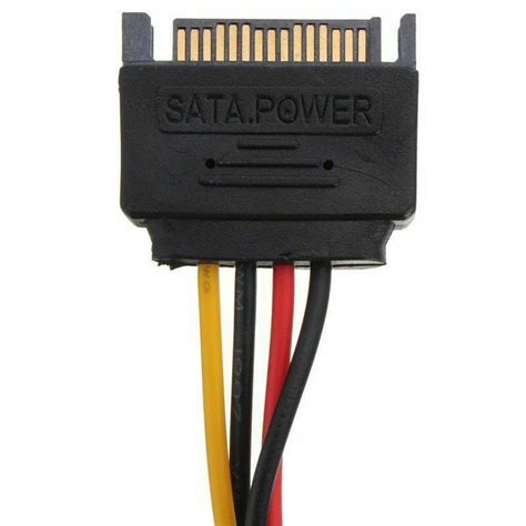 SATA Power Male to Molex Female Adapter Converter Cable 6 Inch 4-Pin 15-Pin USA - The Perfect ...